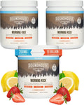 Roundhouse Provisions Morning Kick Strawberry Lemonade 30 Serving 9.1 oz (Pack of 3)